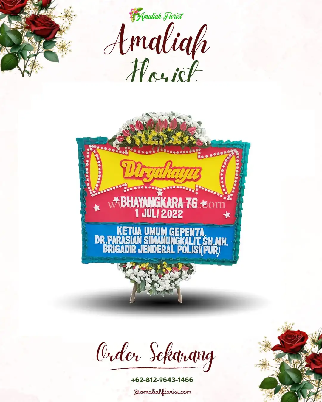 Papan Bunga HUT Ulang Tahun Banguntapan